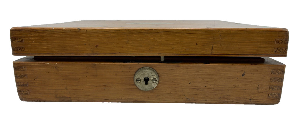 STANLEY LONDON ANTIQUE VICTORIAN ENGINEERING DRAFTING INSTRUMENT SET - OAK CASE