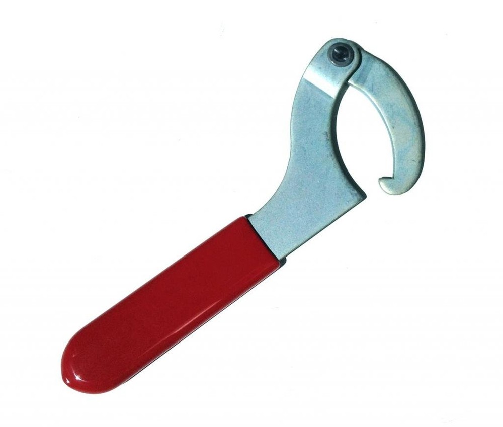 Aldan American ALD-1 - Adjustable coilover shock spanner wrench with rubber h...