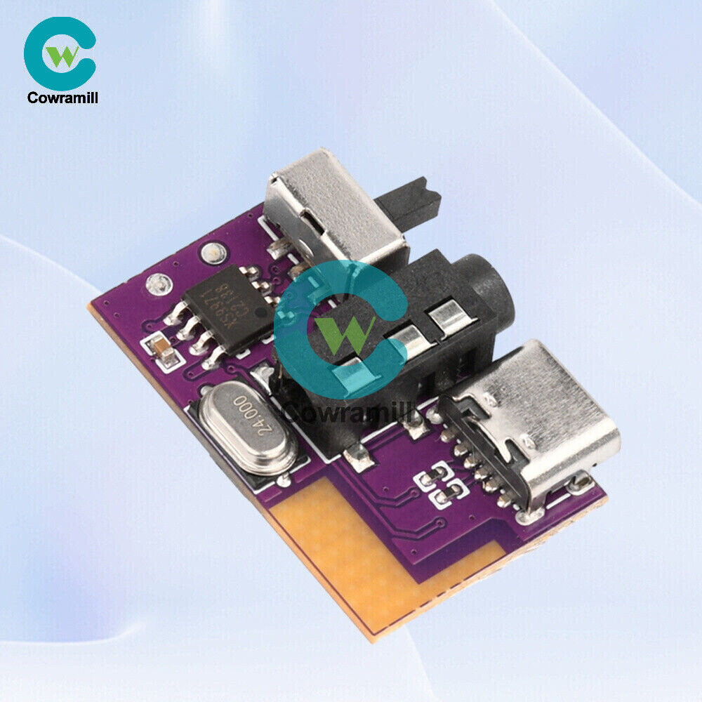 5pcs Type-C DC3.5V-5V 5W Mono Audio Amplifier Bluetooth Decoding Board TWS 3.5mm