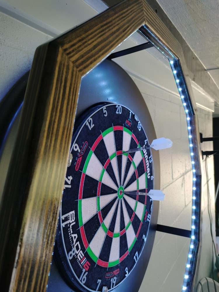 Custom Lighting System - Steel Tip dart Board