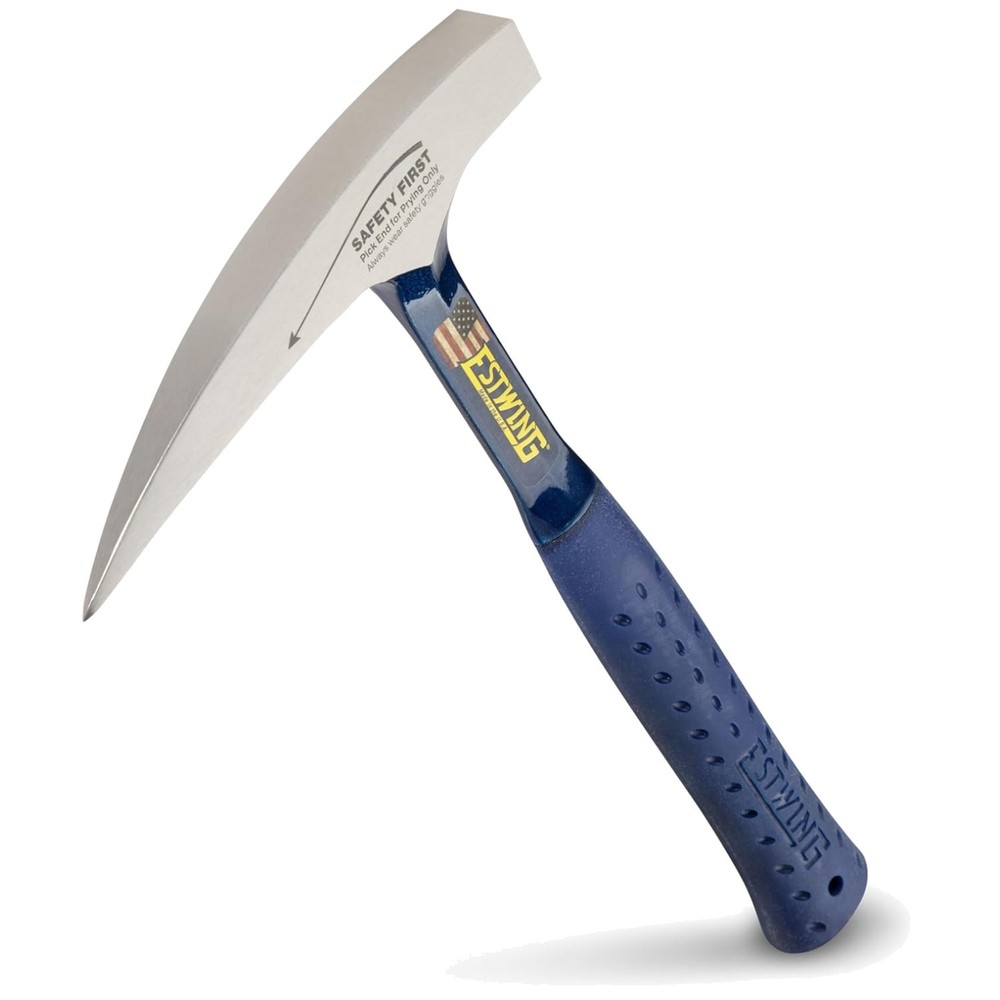 Quality Rock Hammer - Pointed Tip & Square Face