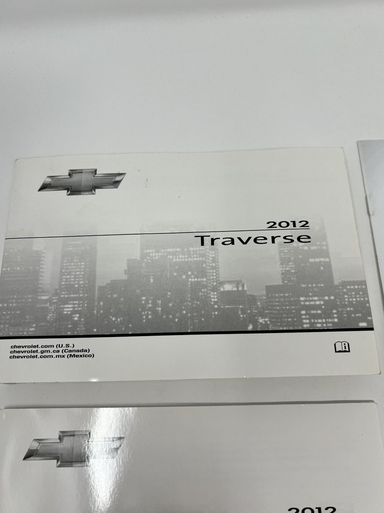 2012 Traverse Chevrolet Owners Manual OEM Complete Set