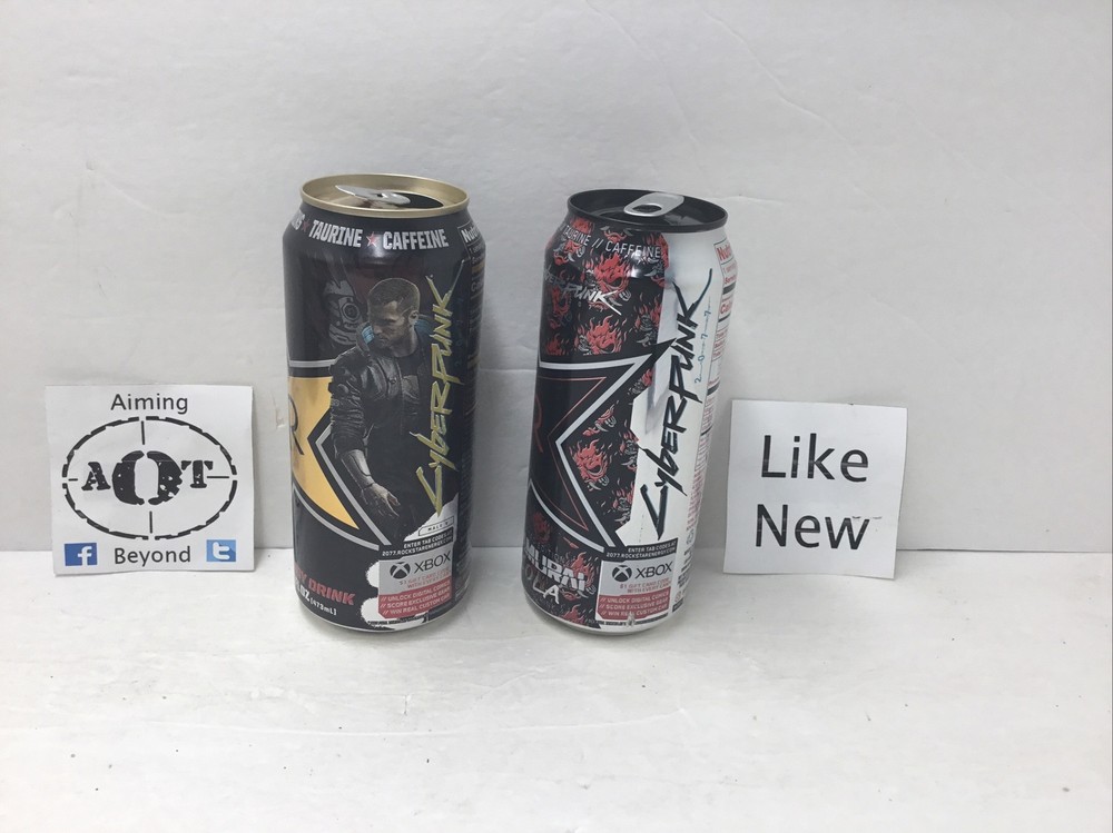 Cyberpunk 2077 Rockstar Empty Can No Digital Code (Limited Edition) OPEN