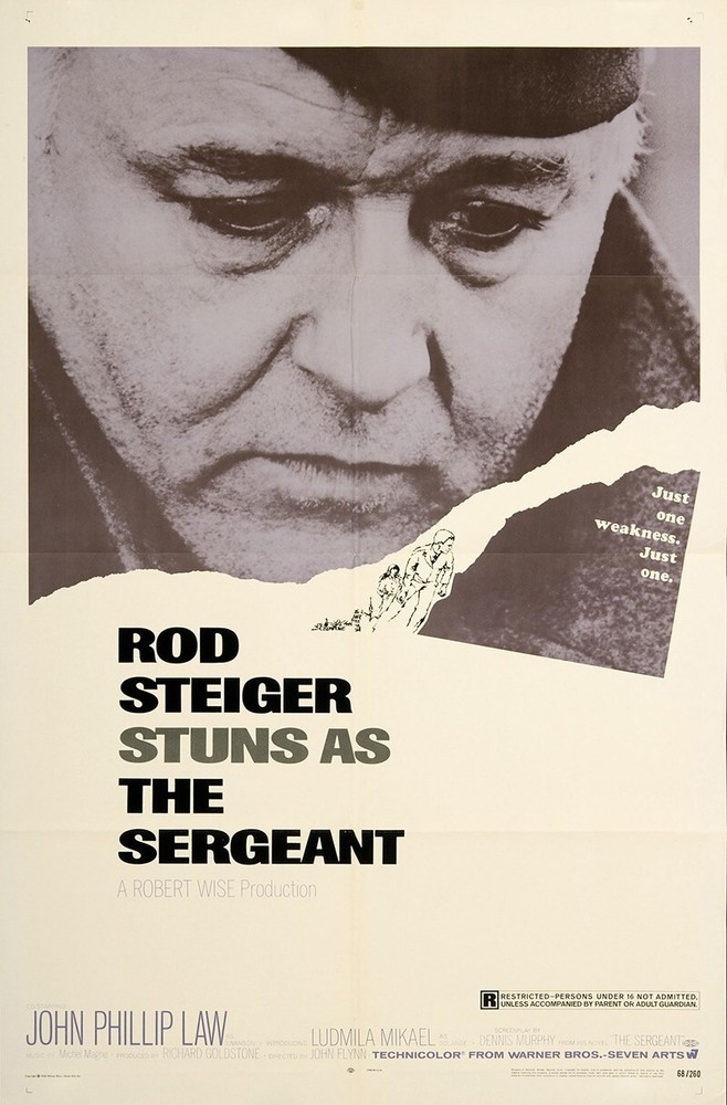 THE SERGEANT / Dennis Murphy 1967 Screenplay, Rod Steiger drama