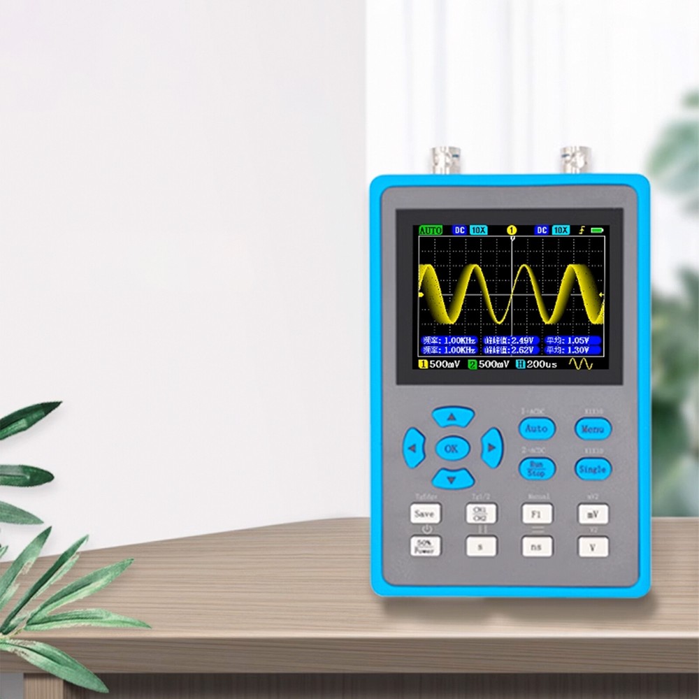 DSO2512G 2 Channel Handheld Oscilloscope 120M Bandwidth 500Ms Sampling Rate ,