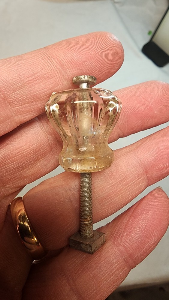 VintageSmall Glass Cabinet Knobs Drawer Pull Hardware