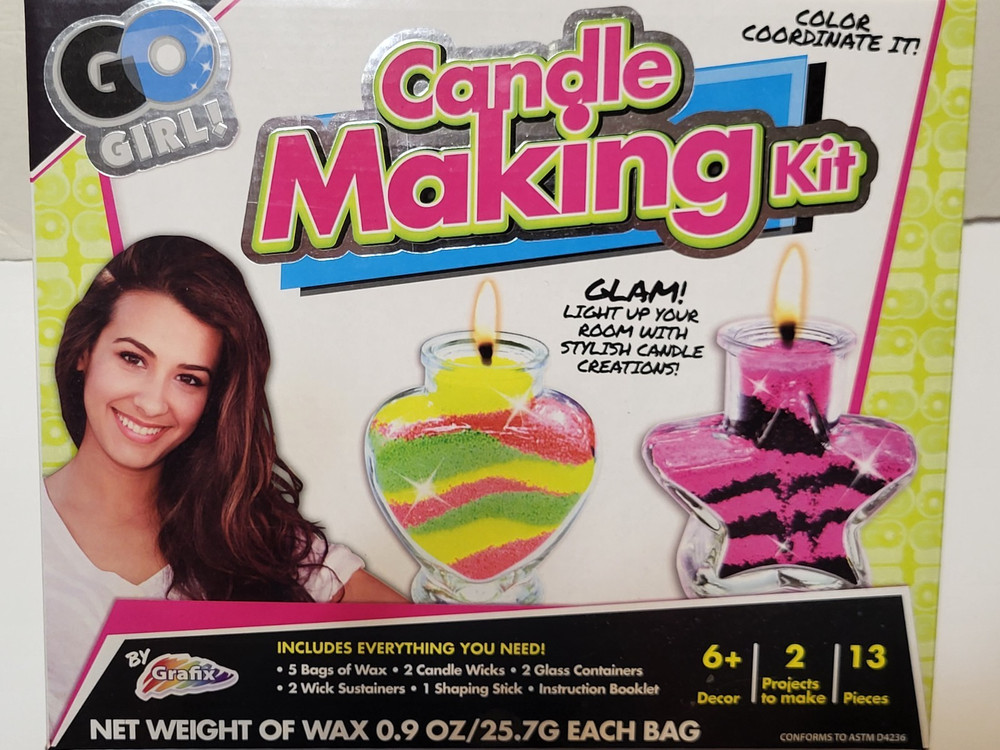 Grafix Candle Making Kit New In Box Ages 6+