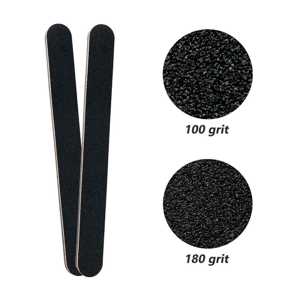 100/180 Grit Nail File Nail Buffer, Emery Boards for Nails Buffer and Shine Kit