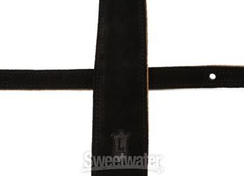 Levy's MS12 Suede Guitar Strap - Black
