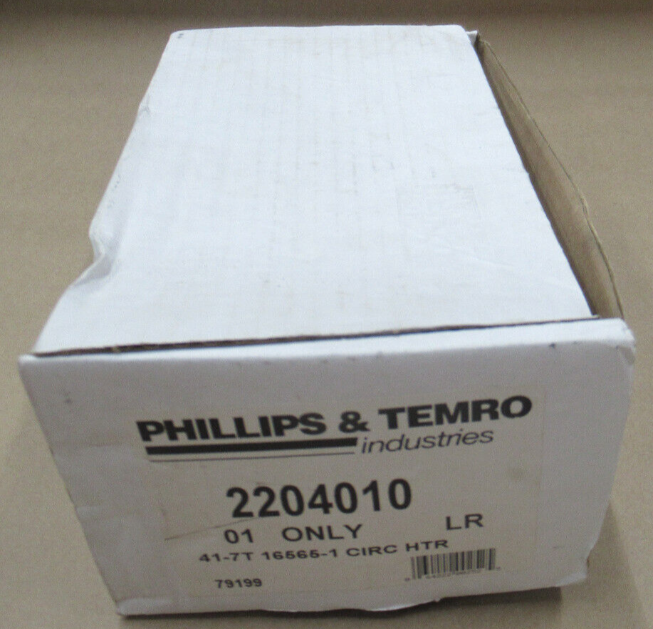 PHILIPS & TEMRO 2204010 CIRCULATION HEATER