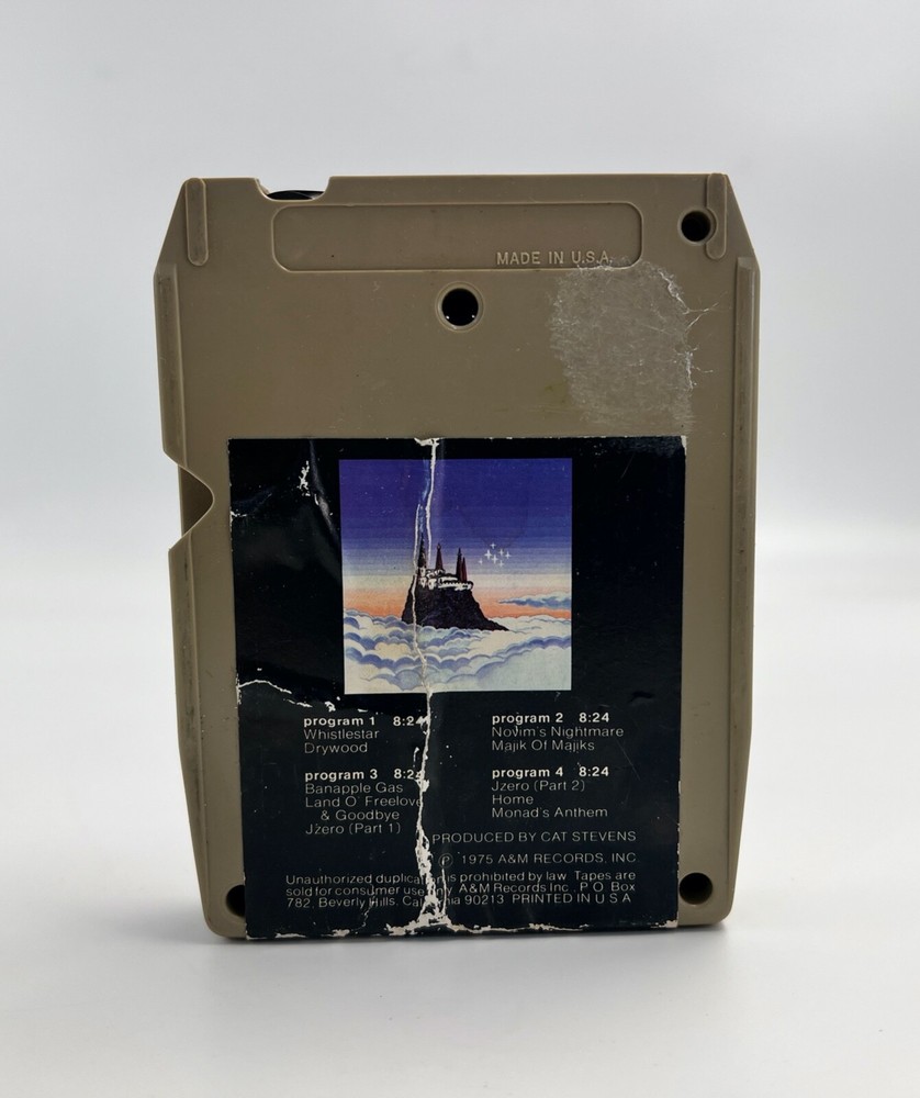Cat Stevens Numbers 8 track Nice Album