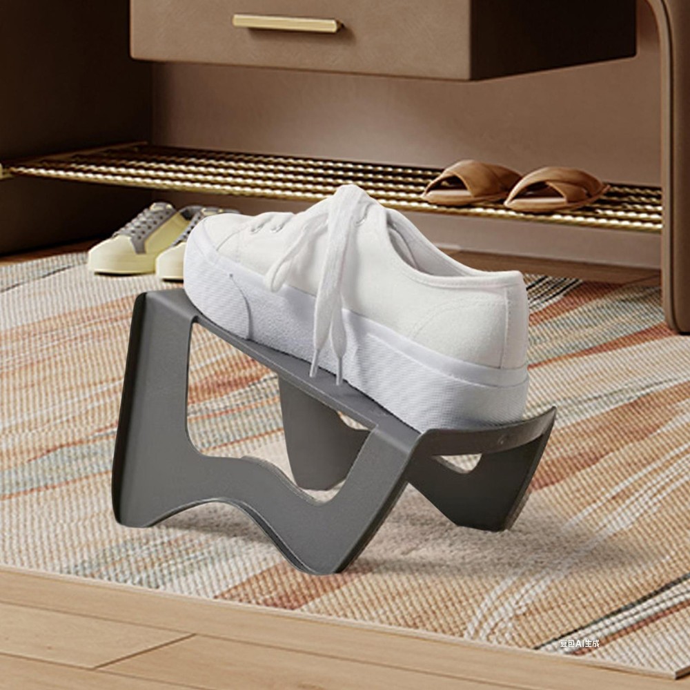 Shoe Slots Shoe Stacking Organizer Stackable Double-Layer Non-Slip