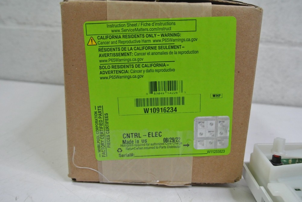 Whirlpool W10916234 CNTRL-ELEC