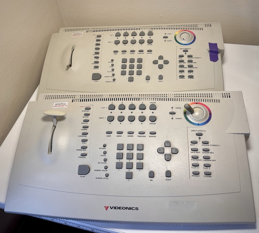 2 UNTESTED Videonics MXPro’s- Video mixer/video processors. Good Condition