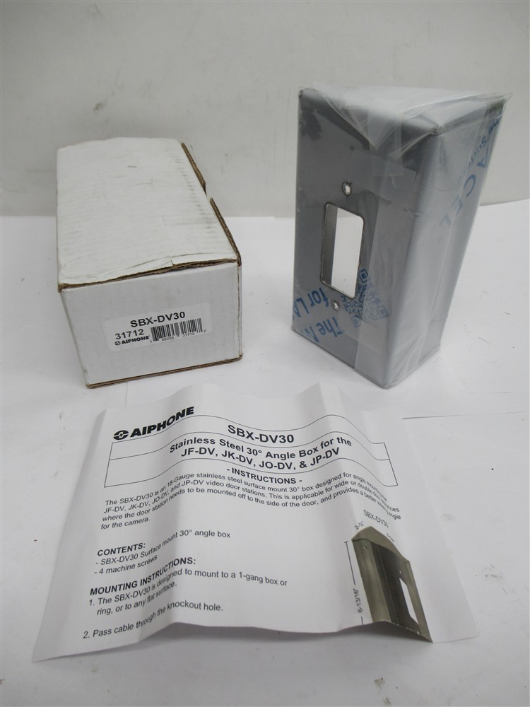 Aiphone SBX-DV30, 30 Degree Angle Box