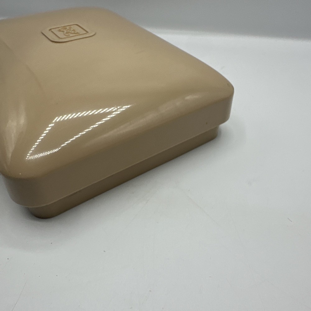 Estee Lauder EL Script Make-up Perfume Plastic Container Case Vintage