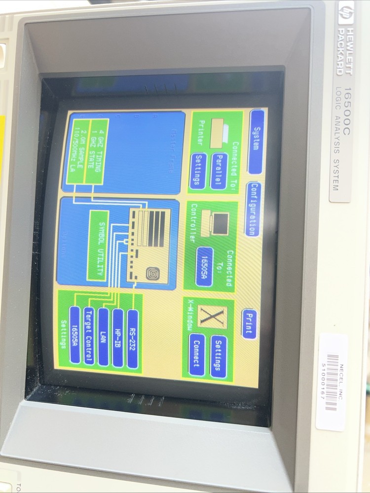 Agilen 16500C Logic Analysis system
