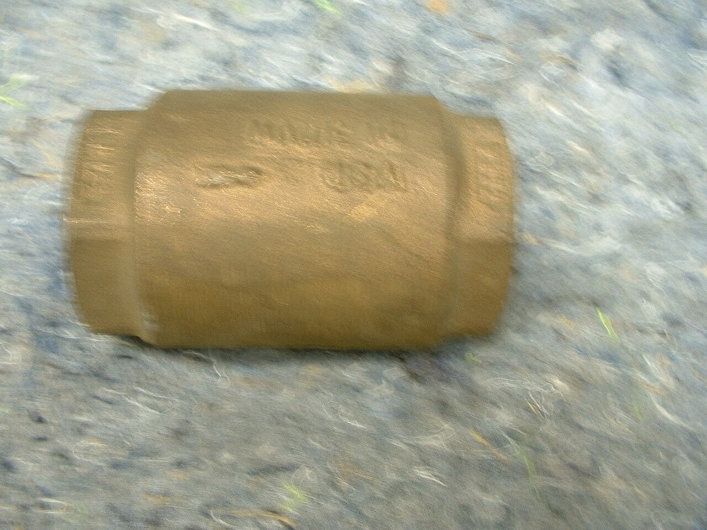 1 1/2"  Bronze Body Spring Check Valve
