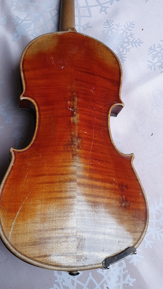 nicely flamed & old 3/4 Violin violon