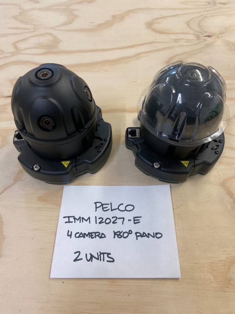 Pelco IMM12027-E-BASE 12 MP 180 Degrees Panoramic Network Cam (two units)
