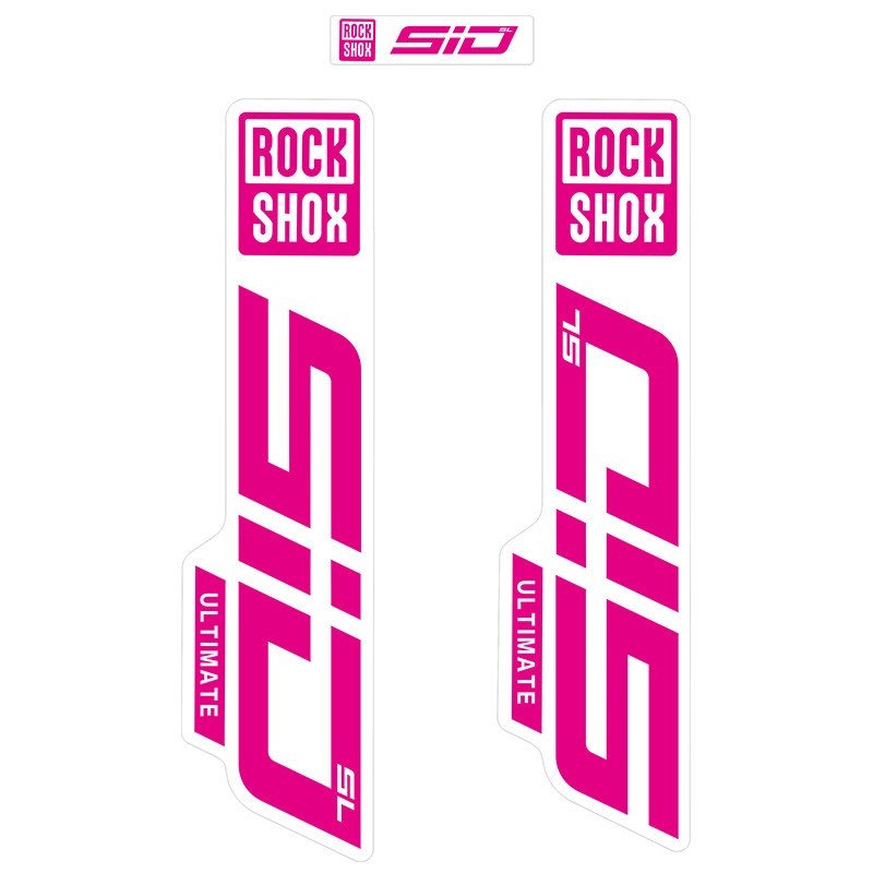 Fork Sticker for 2021 SID SL for Mountian Bike Decals Magenta ( Clear Bottom )