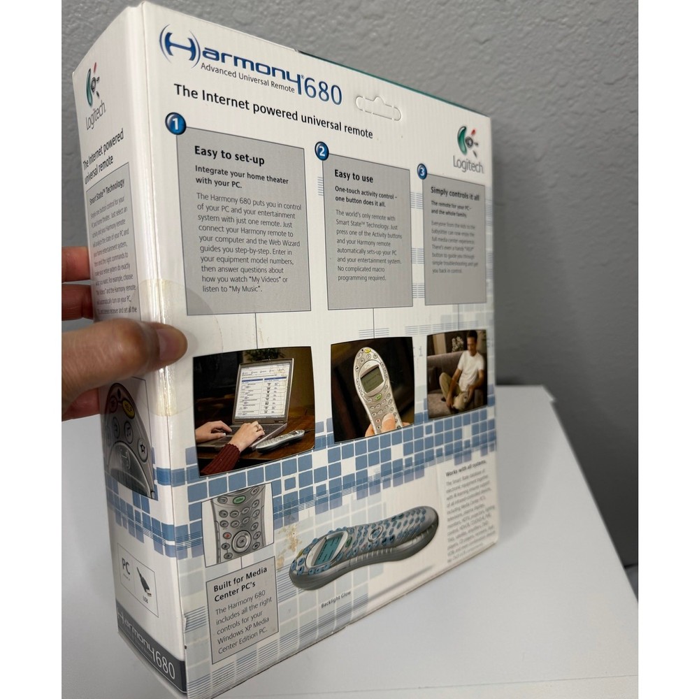 Logitech Harmony 680 Advanced Universal Remote / New In Box