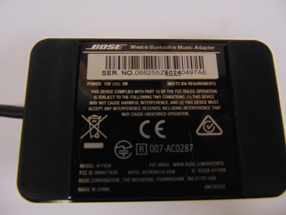 BOSE Wave Bluetooth Music Adapter 417439