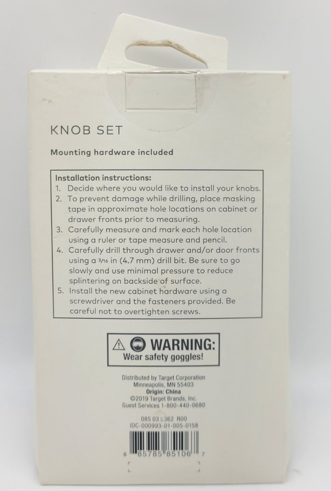 2-Pack Ivory Hexagon Resin Knobs in Ivory, Modernize Your Cabinets, Project 62