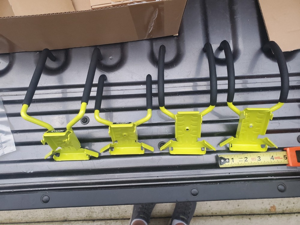 Ryobi Link 4 Piece Set, Drill Wall Mount Tool Storage System, Heavy Duty