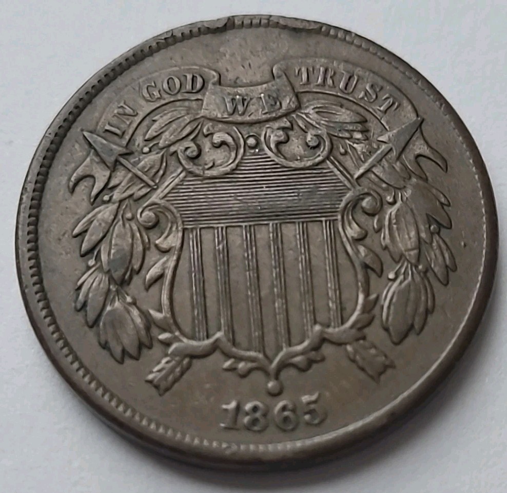 1865 2 CENT PIECE BEAUTIFUL COIN!!