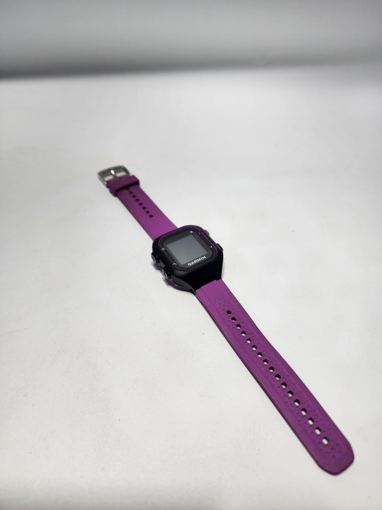 Garmin Forerunner 25 Purple & Black - Untested *No charger*
