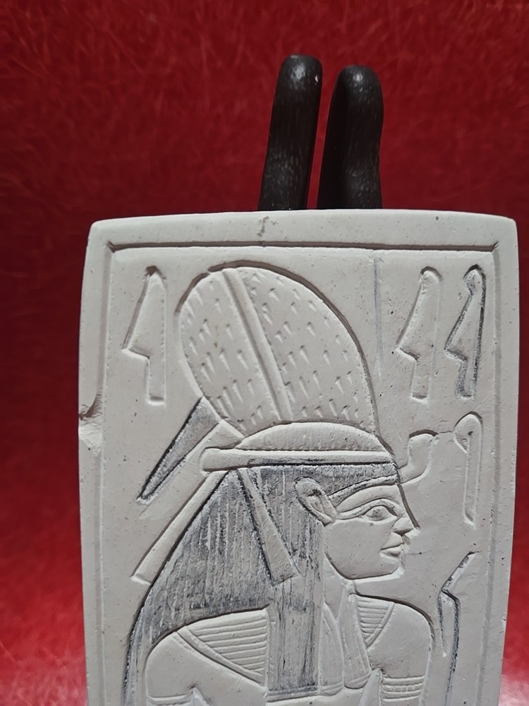 Ancient Egyptian Art , Handmade Wall Relief Pharaoh