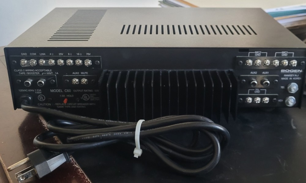 Bogan C60 Classic Series Amplifir