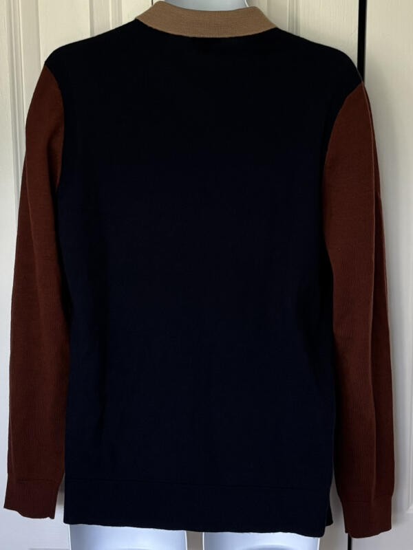 EXPRESS NWT X-Navy Rust Khaki Merino Wool Sweater M