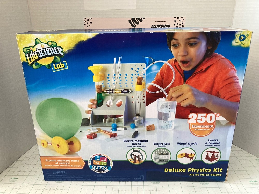 EduScience Lab Deluxe Physics Kit Science STEM New Sealed 8+yes 250+ Experiments