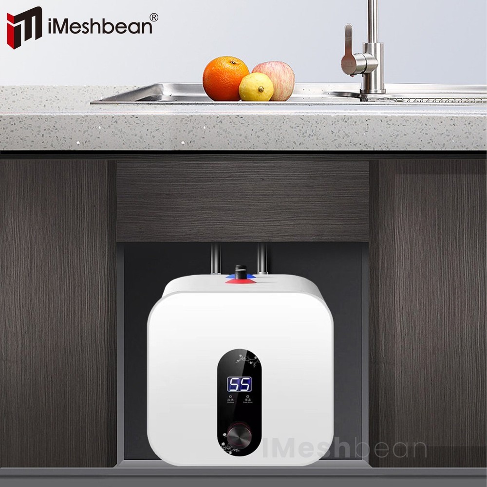 4 Gal Electric Tank Water Heater Digital Display Kitchen Wholehouse 95°F-167°F