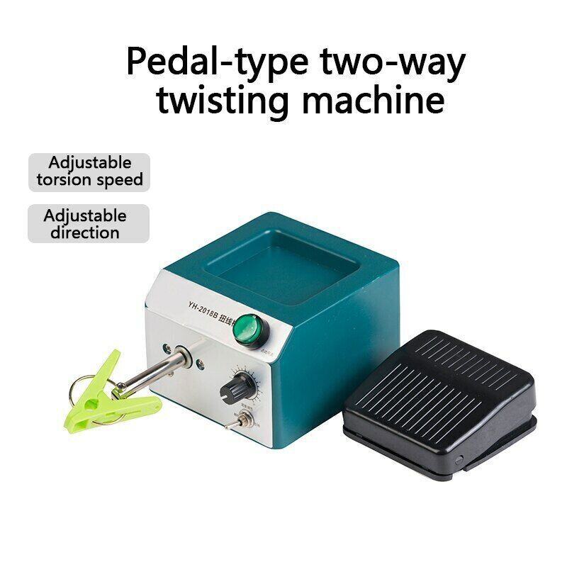 Pedal Electric Adjustable Speed Twisting Machine Braided Wire Twisting Machine