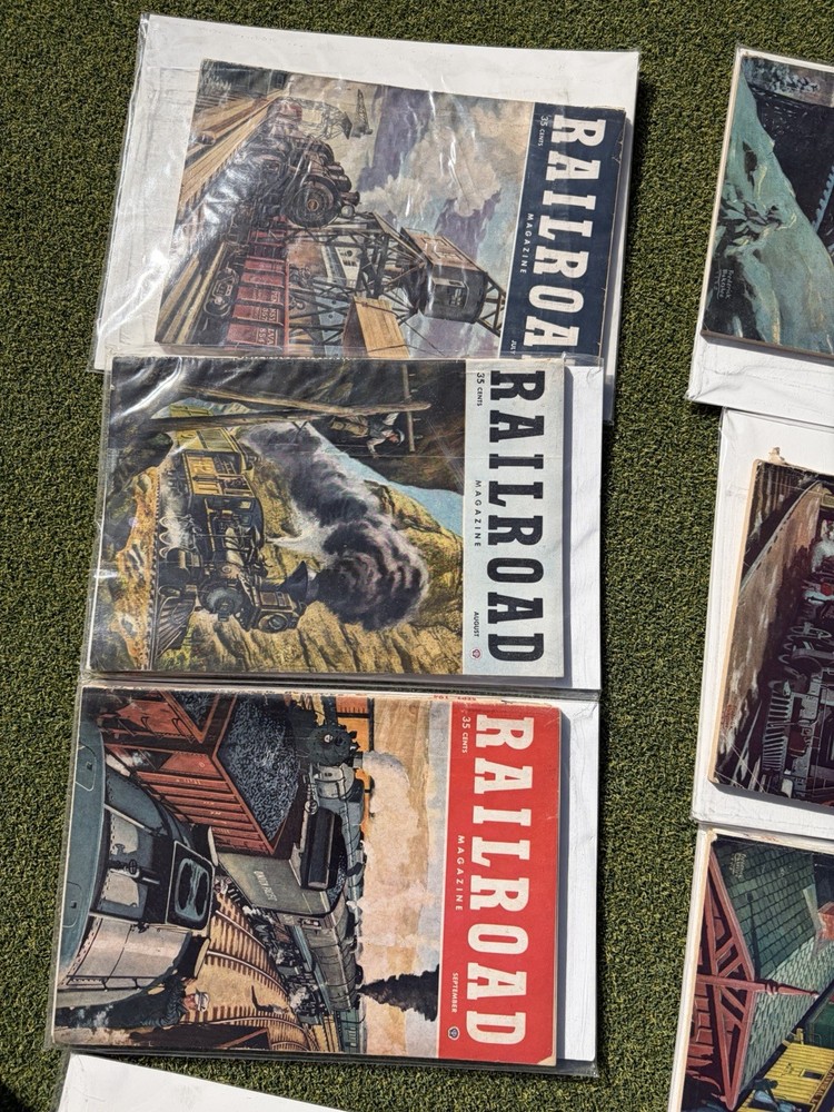 Railroad Magazines 1949 Full Set