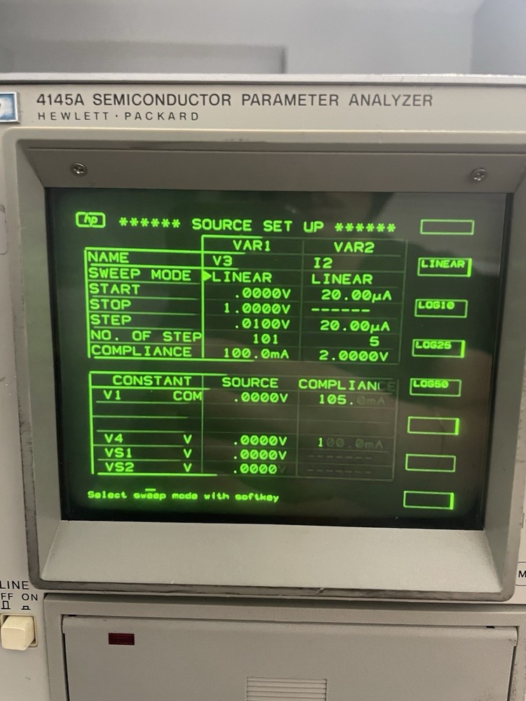 HP 4145A Semiconductor Parameter Analyzer Used Condition Working See Description