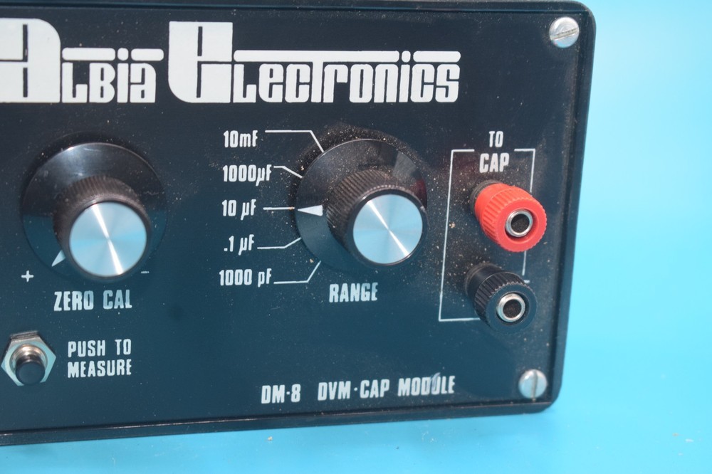 Albia Electronics DM8 DVM-CAP Module Capacitor Measurement Box