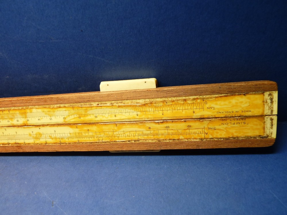 Slide Rule Simplon S.R.10 Bilateral Reitz System Vintage