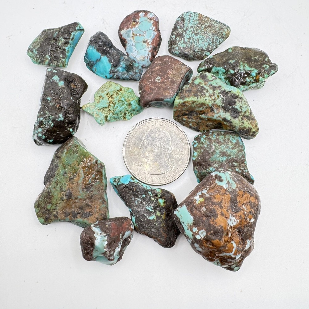 Mixed Stabilized Hubei Turquoise 76 Grams