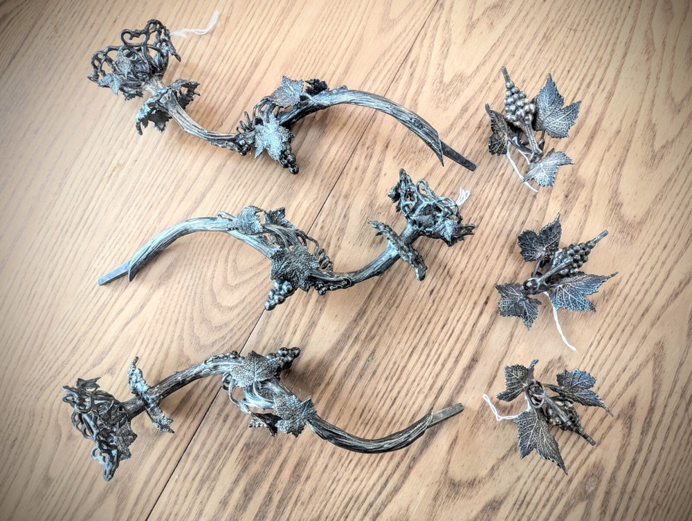 Original Replacement Pieces for 19th Century Silver Plated Candelabra...