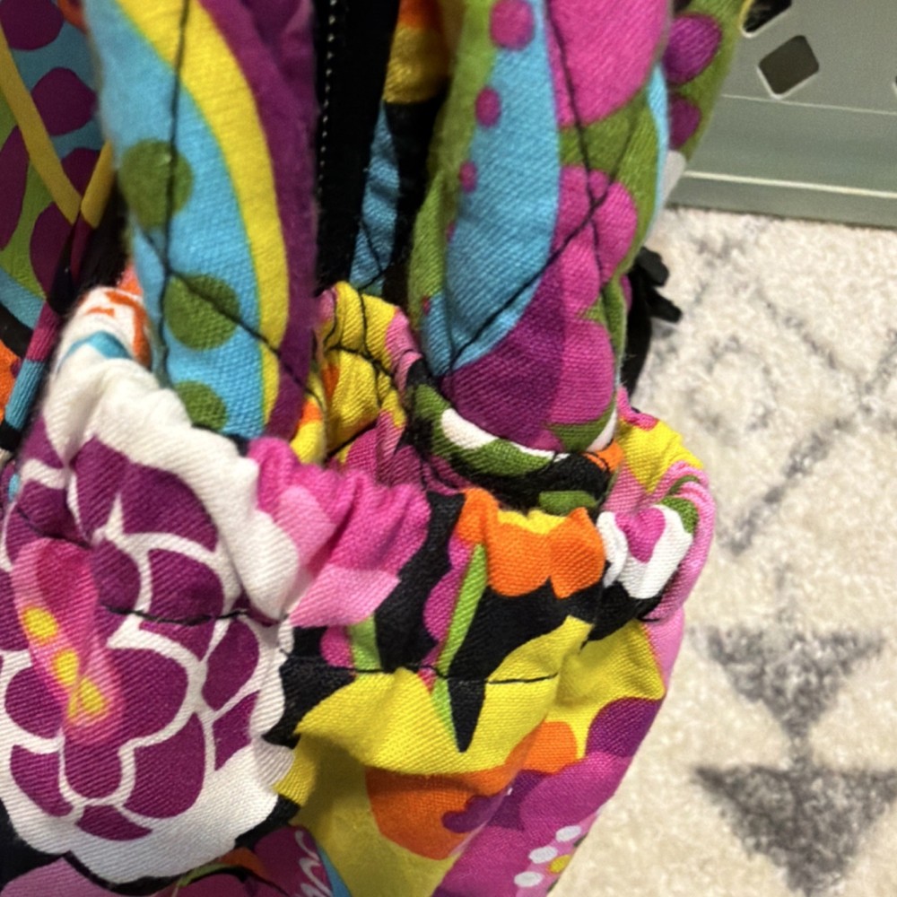 Vera Bradley VaVa Bloom campus backpack Zip Pockets