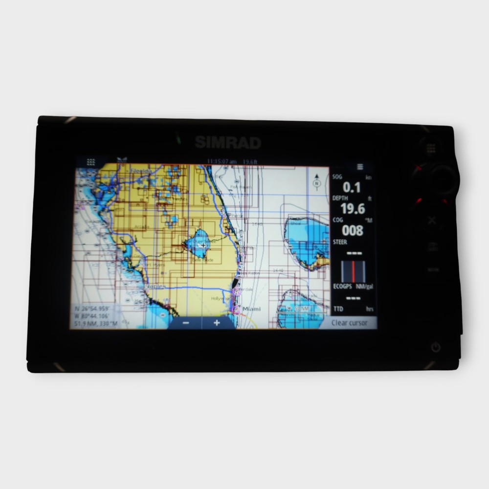 Simrad NSS9 Evo2 9" Touchscreen MFD Chartplotter w/Accessories Tested Good