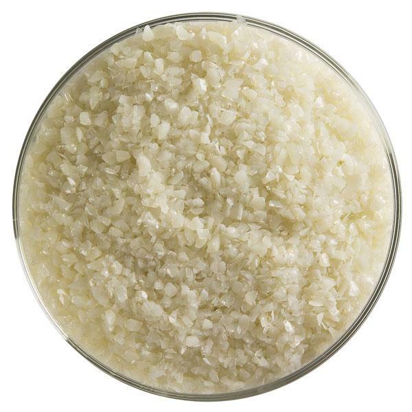 Bullseye Frit Vanilla Medium Opal 5oz. 90 COE