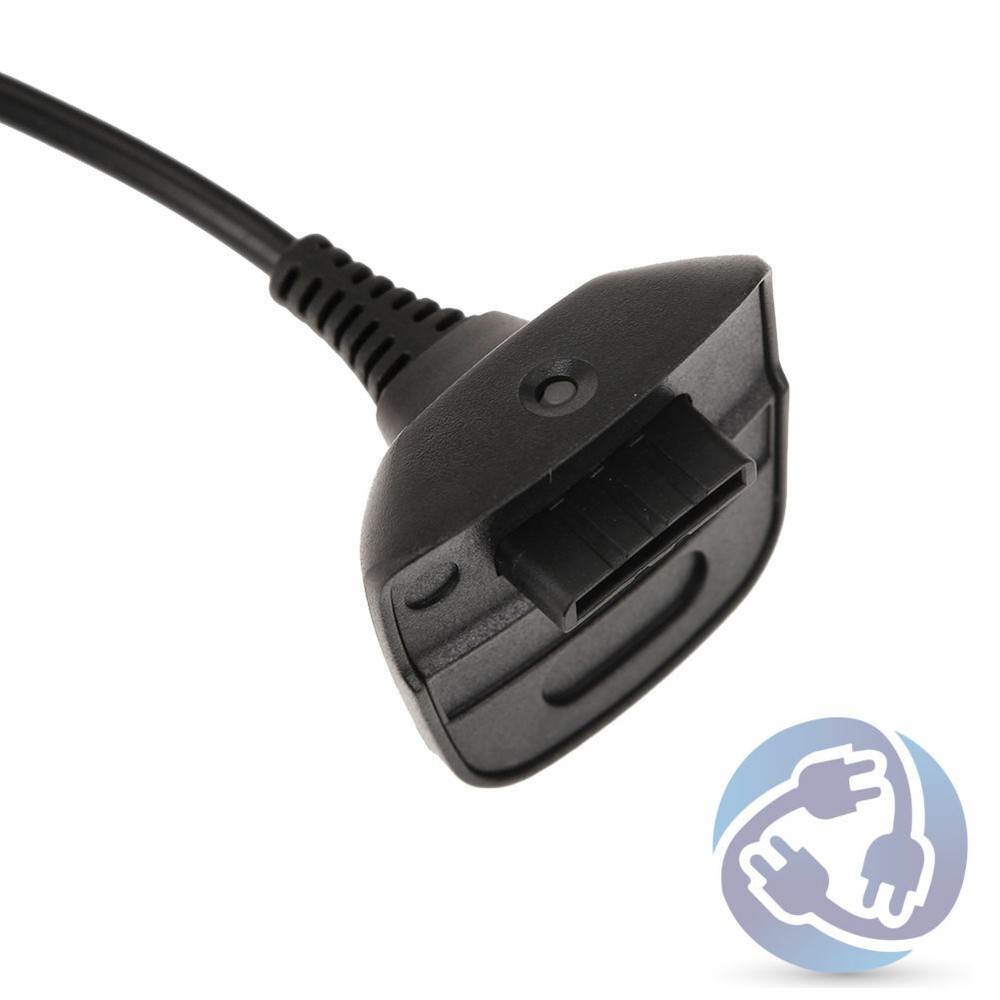 Black USB Charger Play and Charge Cable Cord for Xbox 360 Wireless Controller