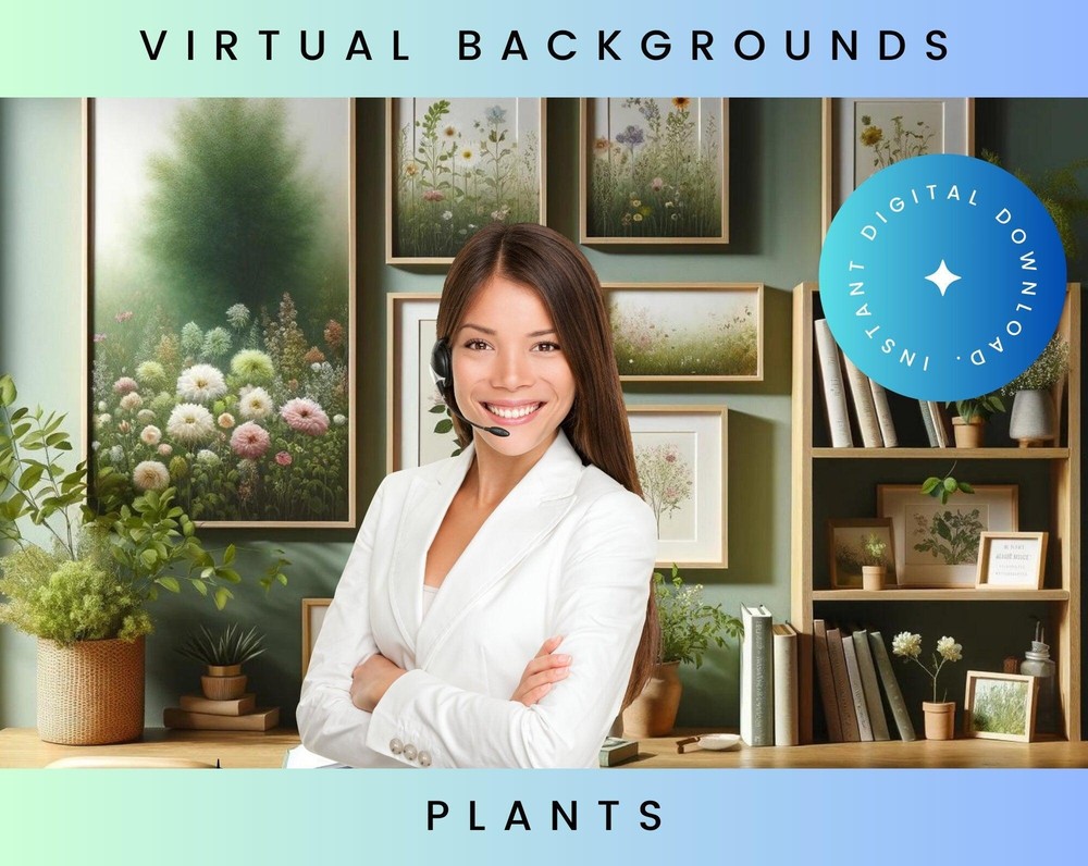 Plants Flowers Aesthetic Greenery Zoom Backgrounds