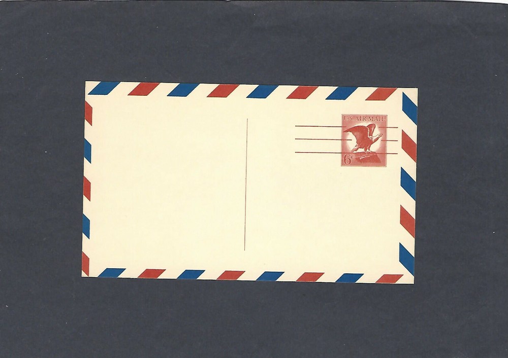 UXC4 6c AIRMAIL EAGLE POSTAL CARD UNUSED