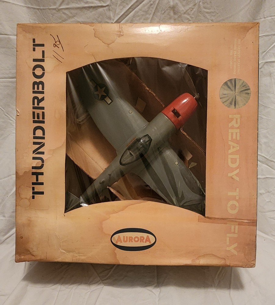 RARE!! AURORA THUNDERBOLT P-47 COMET,THIMBLE-DROME,COX,WEN-MAC,TESTORS